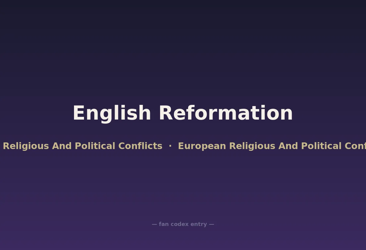 English Reformation