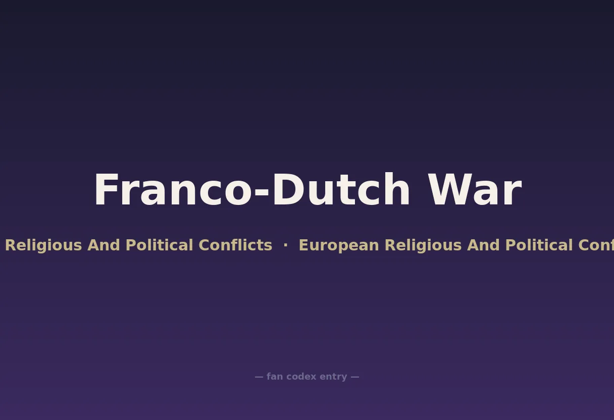 Franco-Dutch War